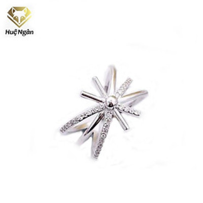 Nhẫn bạc Ý 925 Huệ Ngân - Hậu duệ mặt trời S160014J