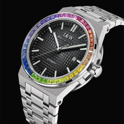 Đồng hồ nam chính hãng IW Carnival IW716G-5 ,Kính sapphire,chống xước,Chống nước30m,BH24 tháng,Máy điện tử(pin),dây da