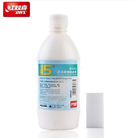 Keo Dán Vợt Bóng Bàn Vô Cơ - Keo Sữa DHS I5 (Song Hỷ) 1 chai 550ml - Dán Cực Chắc, Không Hại Mặt Vợt