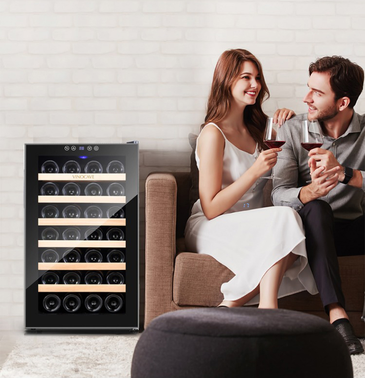 Tủ bảo quản rượu vang 28 chai VINOCAVE 28-HÀNG NHẬP KHẨU