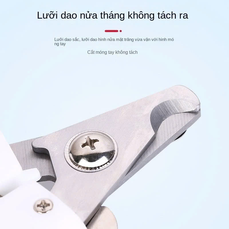 Kéo cắt móng có dũa móng cho chó mèo (màu giao ngẫu nhiên) Thú Cưng