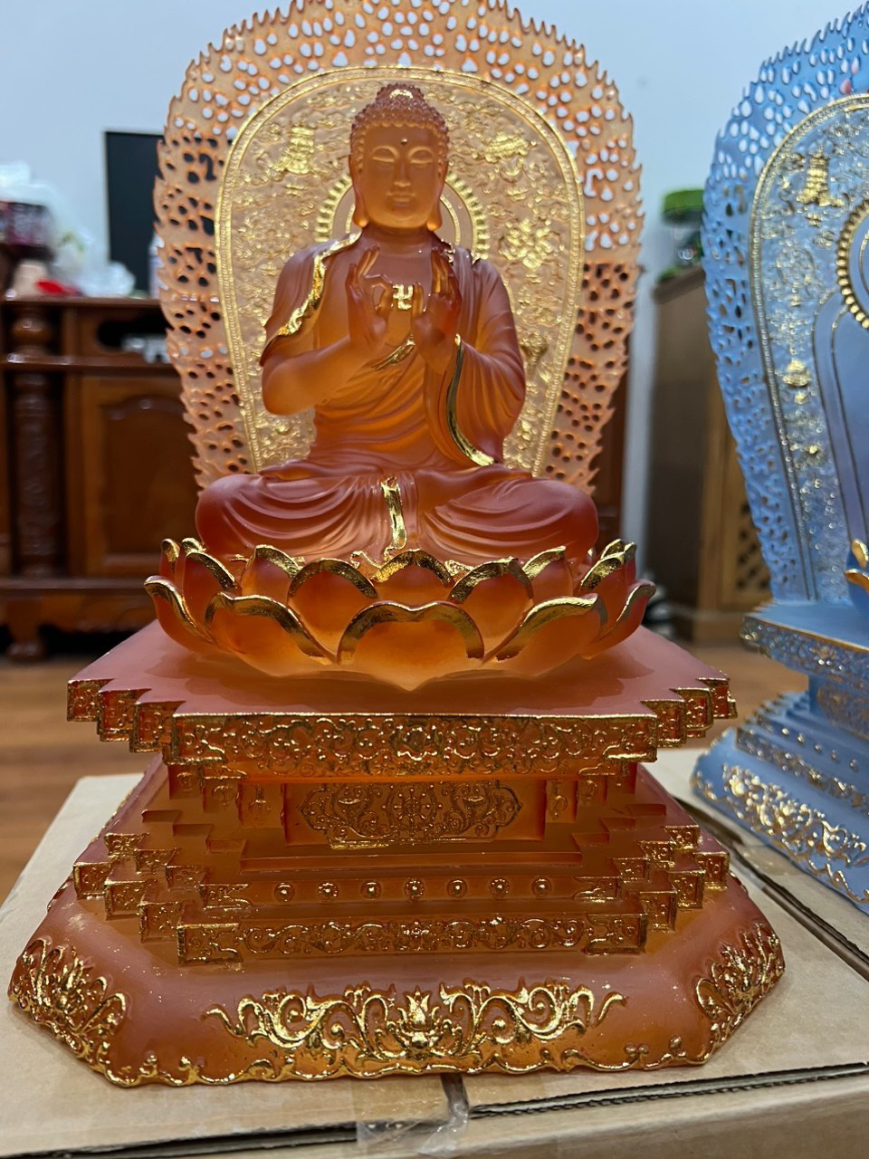 BỘ 7 VỊ DƯỢC SƯ ĐÁ LƯU LY ĐẦY ĐỦ CÁC MÀU TRƯNG BÀY HOẶC LÀM QUÀ TẶNG NGƯỜI THÂN