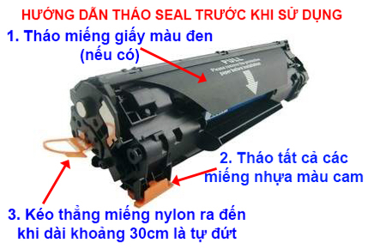 Hộp mực 85A / 35A (hàng nhập khẩu) dùng cho máy in HP Laser P1005, 1006, 1102 và Canon LBP 6000, MF3010, 6030 - Cartridge CB435A / CE285A mới 100%