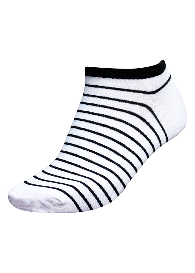 Combo 3 Đôi Vớ Nữ Kẻ Sọc Donakein 9F3D3M03 - Trắng (Free Size)