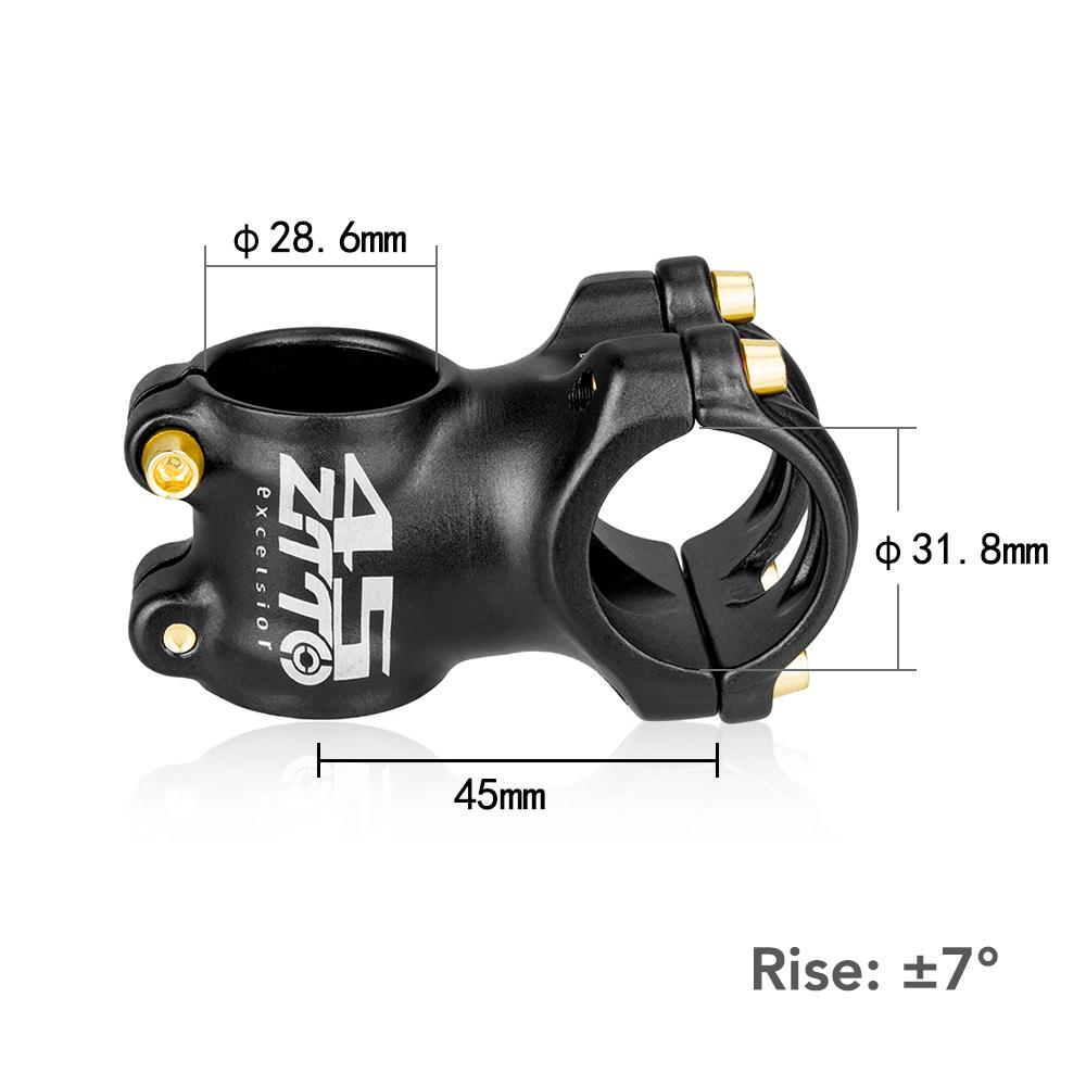 Cổ phuộc 7 độ 45 mm cho xe đạp leo núi 31.8mm