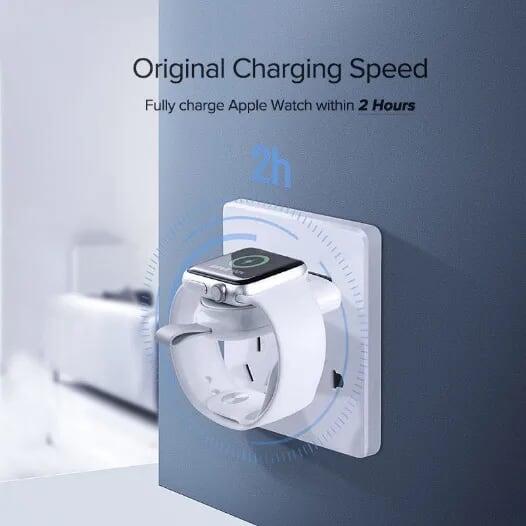 Ugreen UG50944CD144TK Màu Trắng Sạc không dây cho đồng hồ thông minh Apple có Chip MFI - HÀNG CHÍNH HÃNG