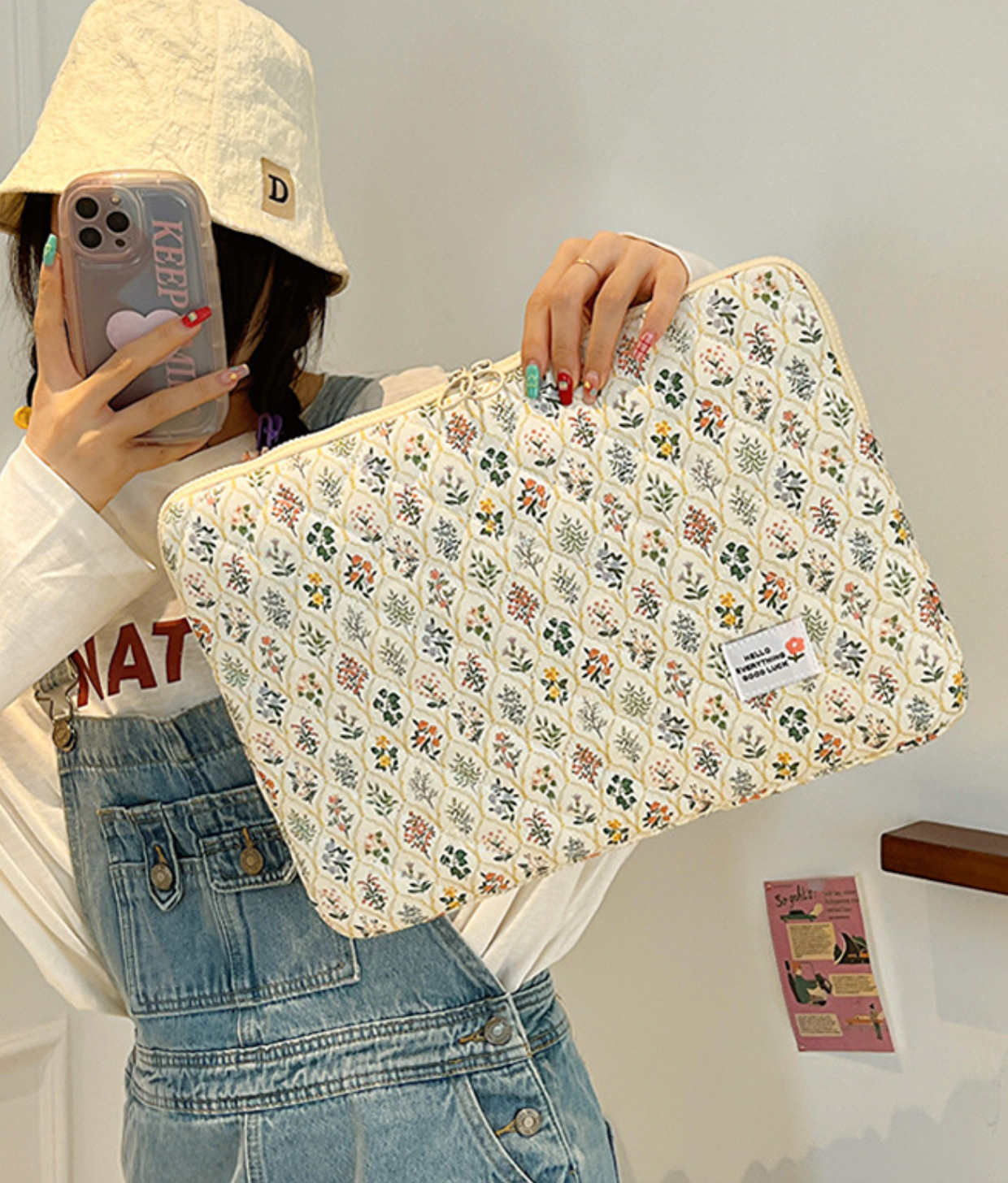 Túi chống sốc, bao chống sốc laptop surface vintage cute dễ thương đáng yêu