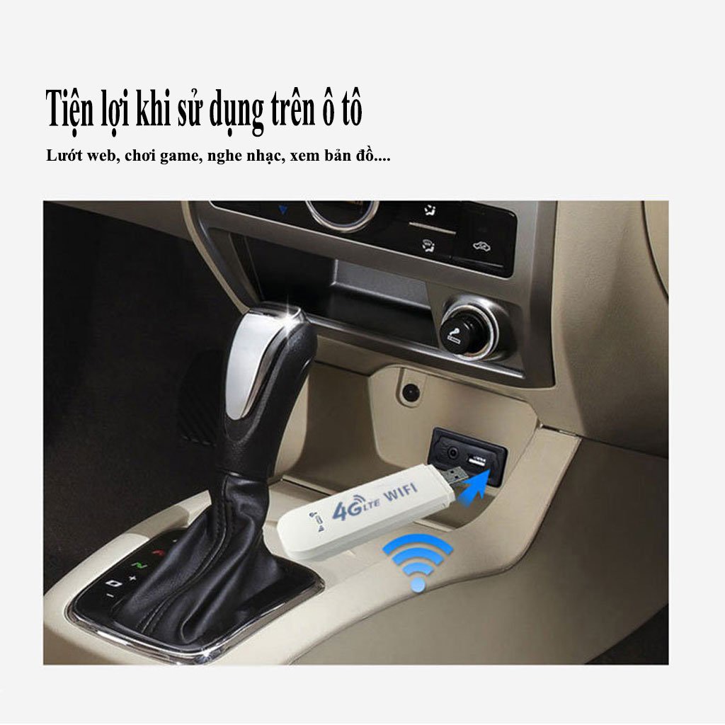 Usb phát sóng wifi từ sim 4G USB Modem, Bộ phát Wifi từ Sim 4G, Dcom phát wifi tốc độ cao, phủ sóng rộng - Hàng chính hãng / Hàng nhập khẩu