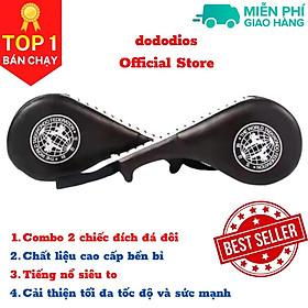 combo 2 đích đá đấm boxing teakwondo, Karate, vovinam, Muay Thái, Vstar, tập võ thuật - Chính hãng dododios