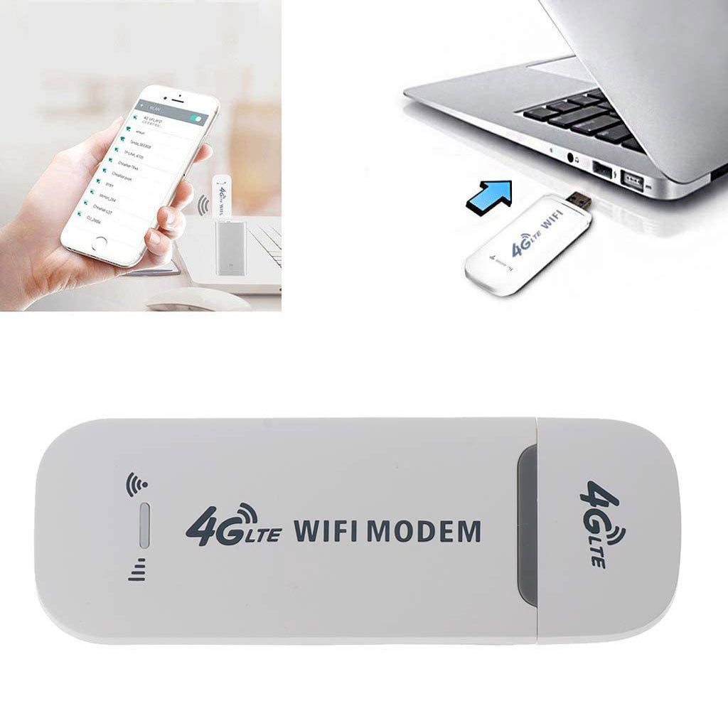 Usb phát sóng wifi từ sim 4G USB Modem, Bộ phát Wifi từ Sim 4G, Dcom phát wifi tốc độ cao, phủ sóng rộng - Hàng chính hãng / Hàng nhập khẩu
