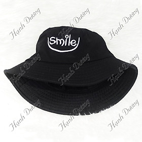 Nón tai bèo nam nữ mặt cười Smile nam nữ thời trang, vành rộng chống nắng tốt, chất liệu vải mềm mại thoải mái