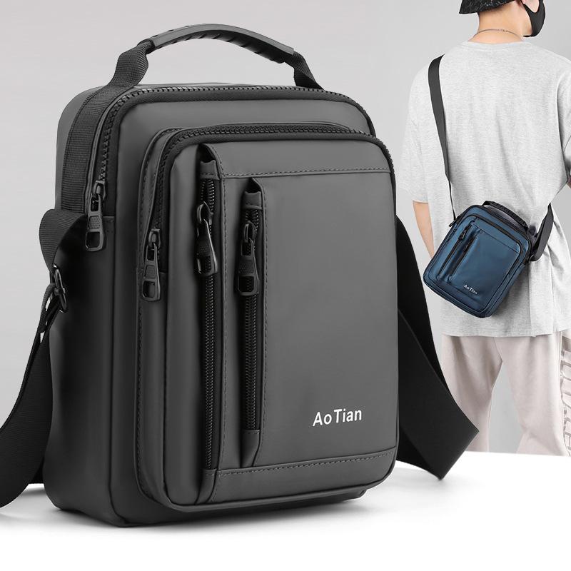 Túi đeo chéo nam DA BÒ THẬT phong cách mới - BEE GEE DCN9304