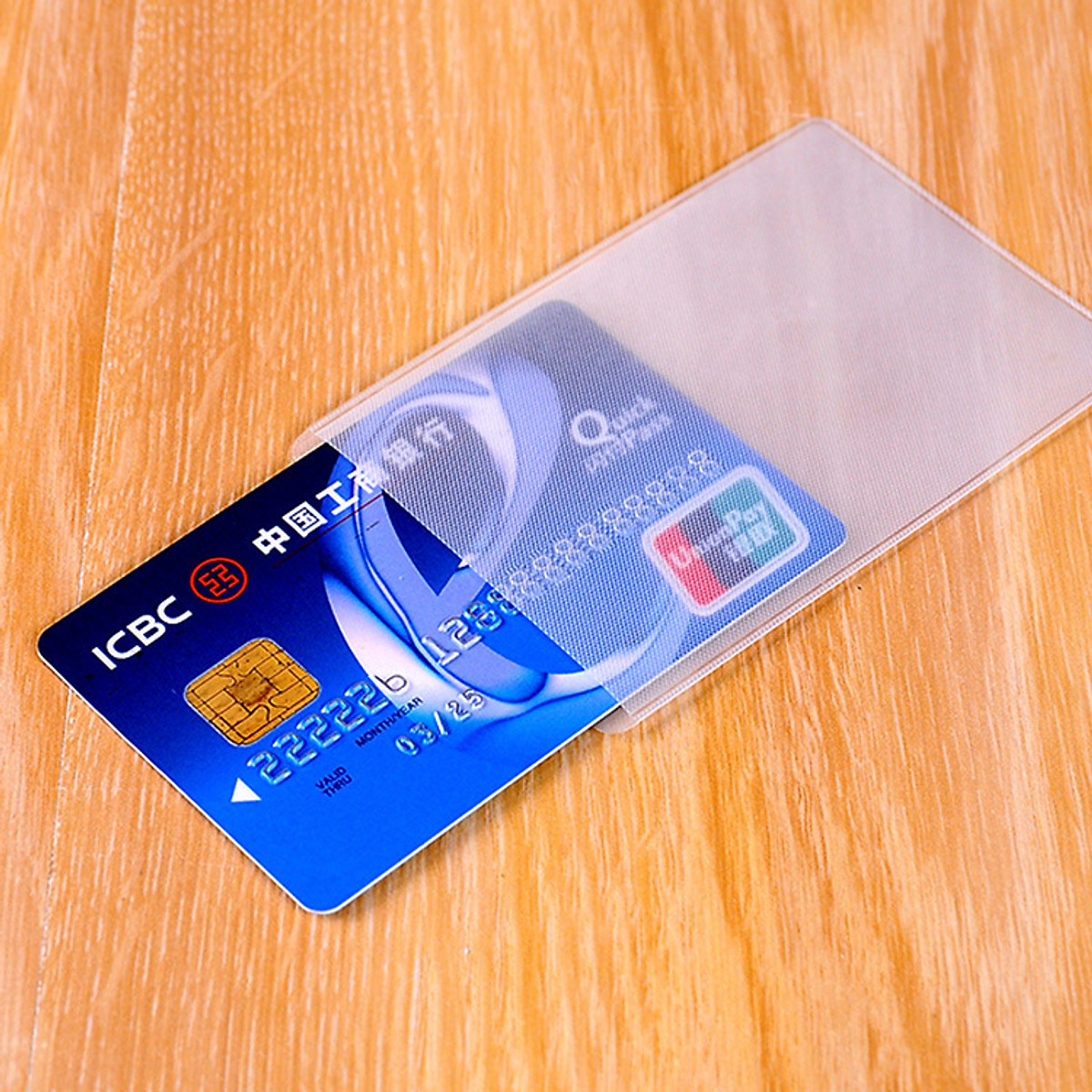 Combo 5 Túi Ví Đựng Bảo Vệ Chống Xước Thẻ ATM, Card Visit, CMND, Driver License Bằng Lái Xe Trong Suốt - Loại 1 Chính Hãng MINIIN