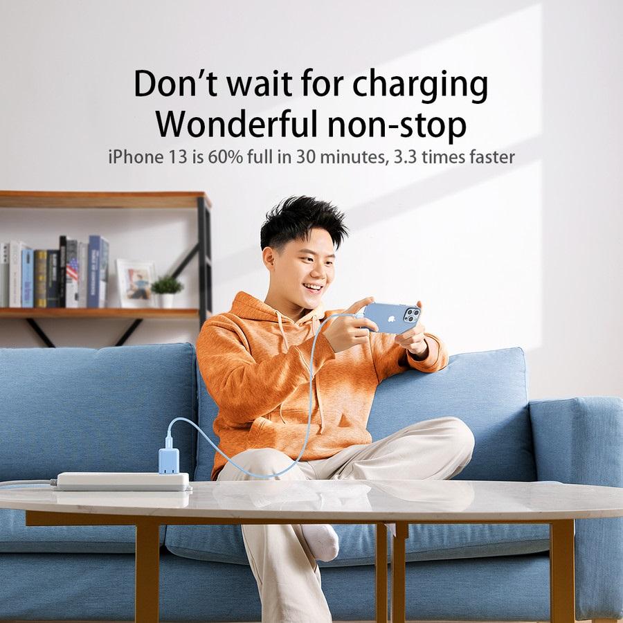Ugreen UG90449US532TK 1M màu xanh lá có chip dành cho apple MFi Cáp sạc - truyền dữ liệu USB-C - HÀNG CHÍNH HÃNG