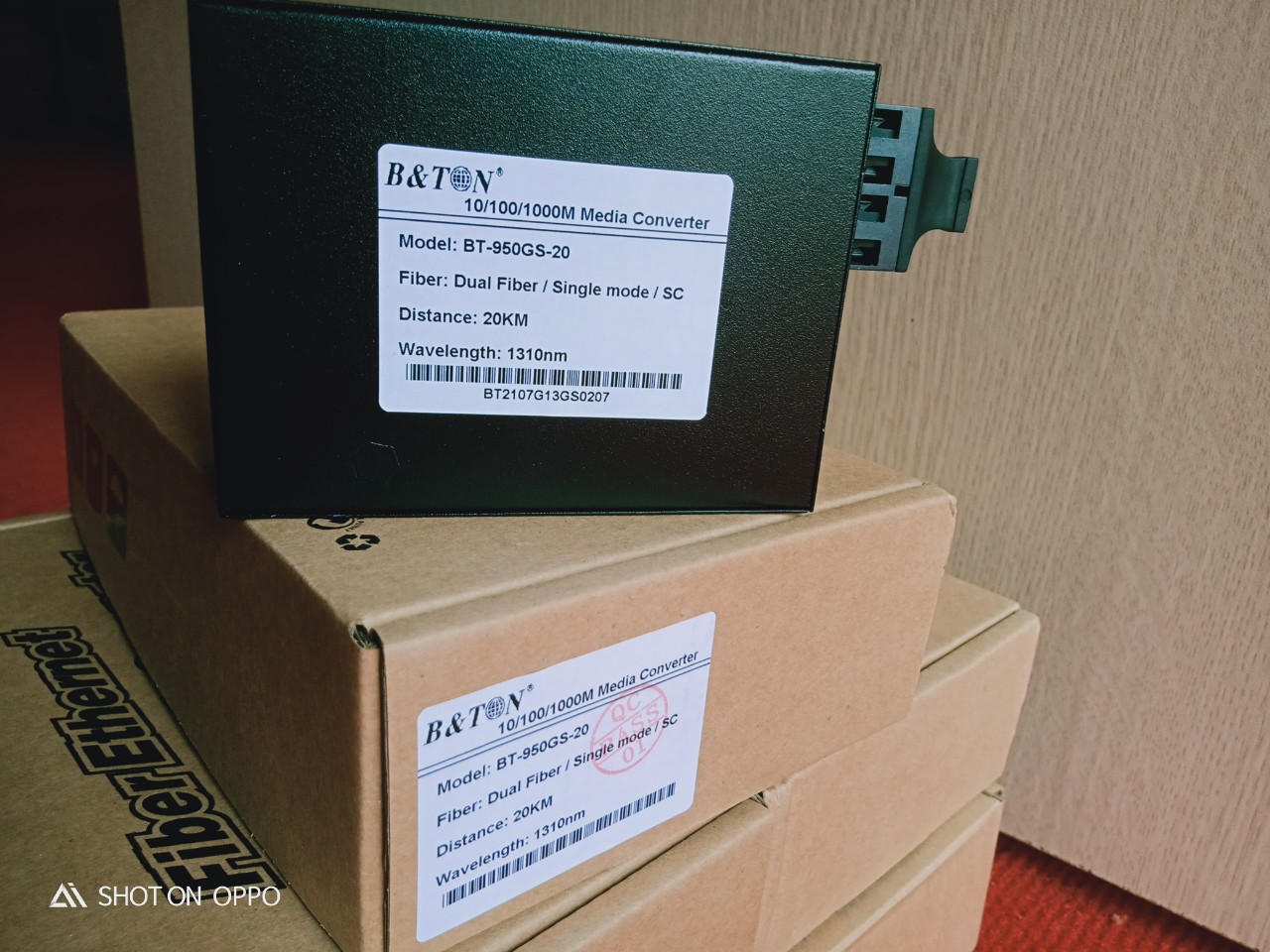 Convector 2 SC-1G-BT-950GS-20- BTON. Hàng Nhập Khẩu