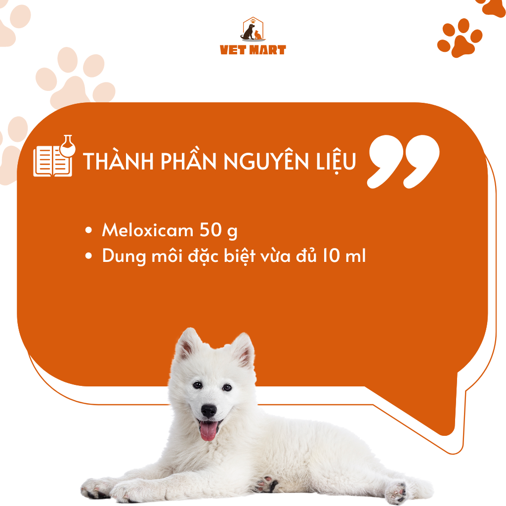 Five-Mexicam 0.5% - Thuốc Kháng Viêm, Giảm Đau, Hỗ Trợ Hô Hấp Cho Thú Cưng, Chim Cảnh (10ml)