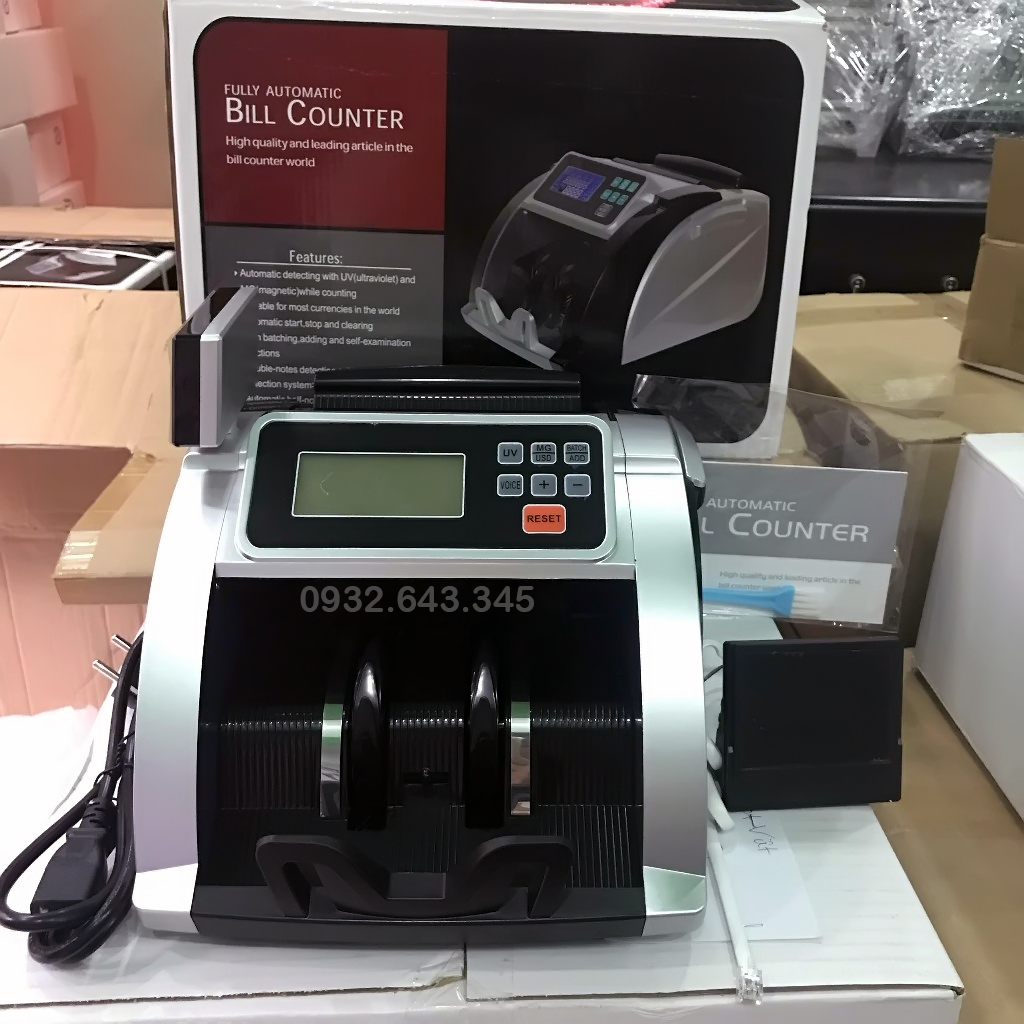 MÁY ĐẾM TIỀN 1200 TỜ/PHÚT GFS-8500C NHỎ GỌN, ĐỘ BỀN CAO - HÀNG CHÍNH HÃNG