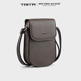 Túi Trita ( Thời trang nữ dáng đứng phong cách cổ điển - Túi đeo chéo da RHN225 )