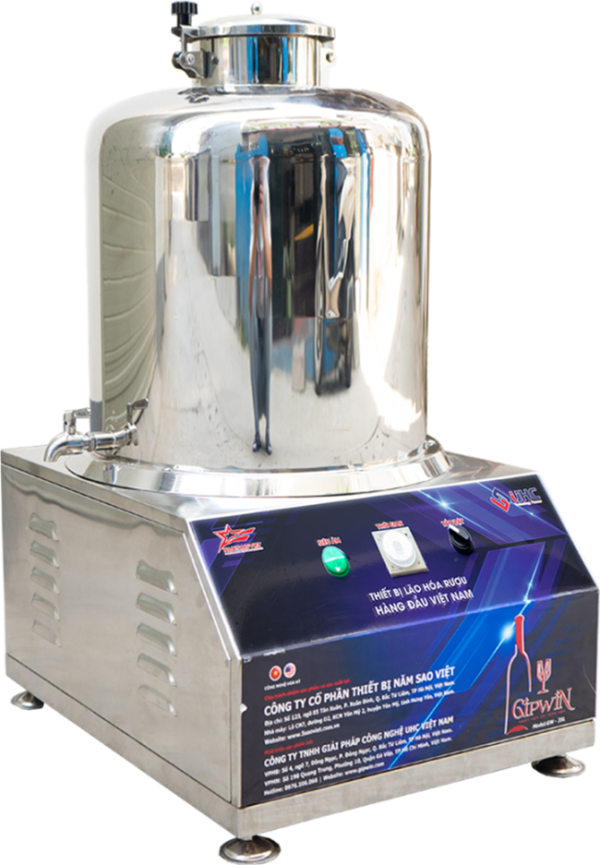 Máy lão hóa rượu và khử độc rượu GIPWIN 15L - Hàng chính hãng