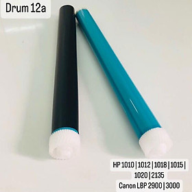 Drum (Trống) 12A LN Phấn dùng cho máy In Canon 2900, 3000, Hp 1010, 1020, 3050, 1319F, 1022 - Hàng chính hãng