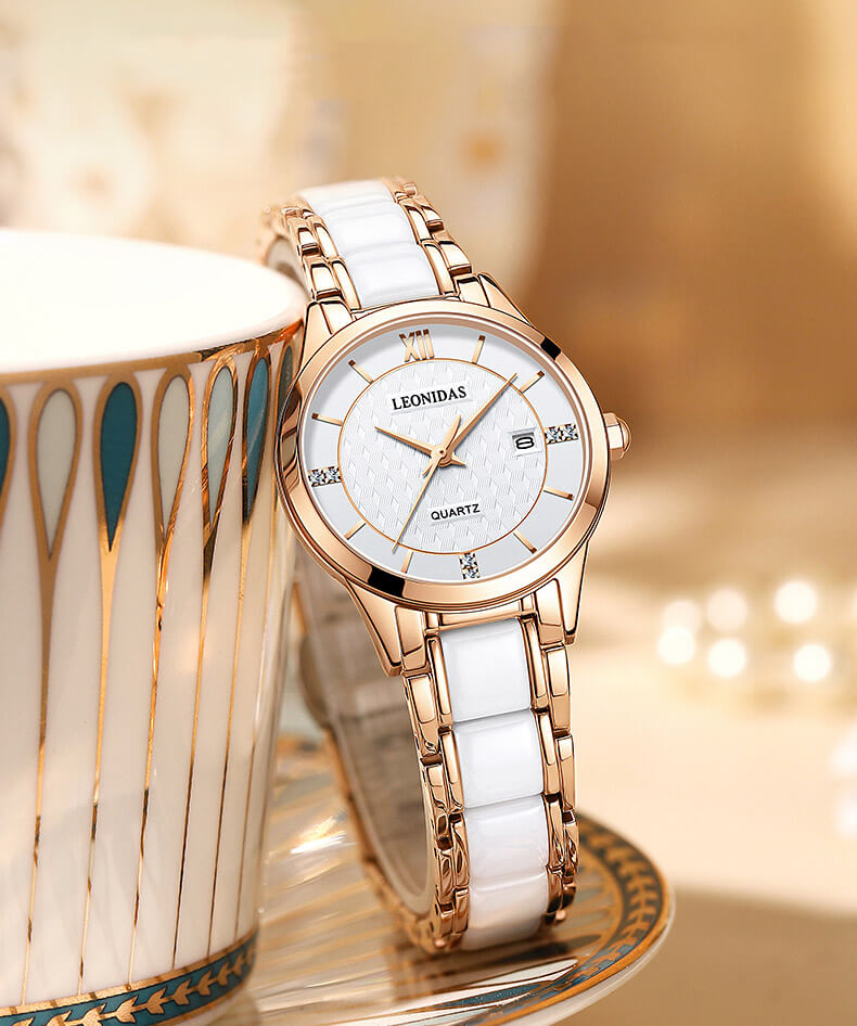 Đồng hồ nữ chính hãng LEONIDAS LD80126-1 Kính sapphire ,chống xước ,Chống nước 30m ,Bh 24 tháng,Máy điện tử(Pin)
