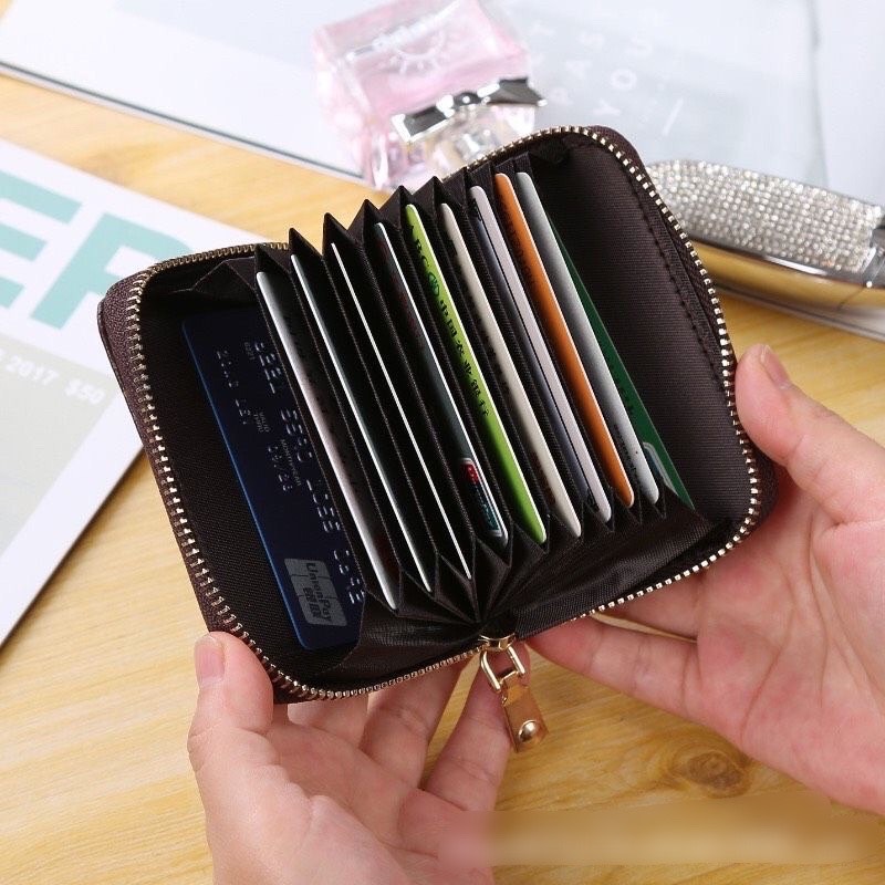 Ví Mini Ngắn Đựng Tiền , Thẻ Bỏ Túi Dễ Thương, Ví Ngắn Nam Nữ Gồm Nhiều Ngăn Cầm Tay Thời Trang Hàn Quốc Cao