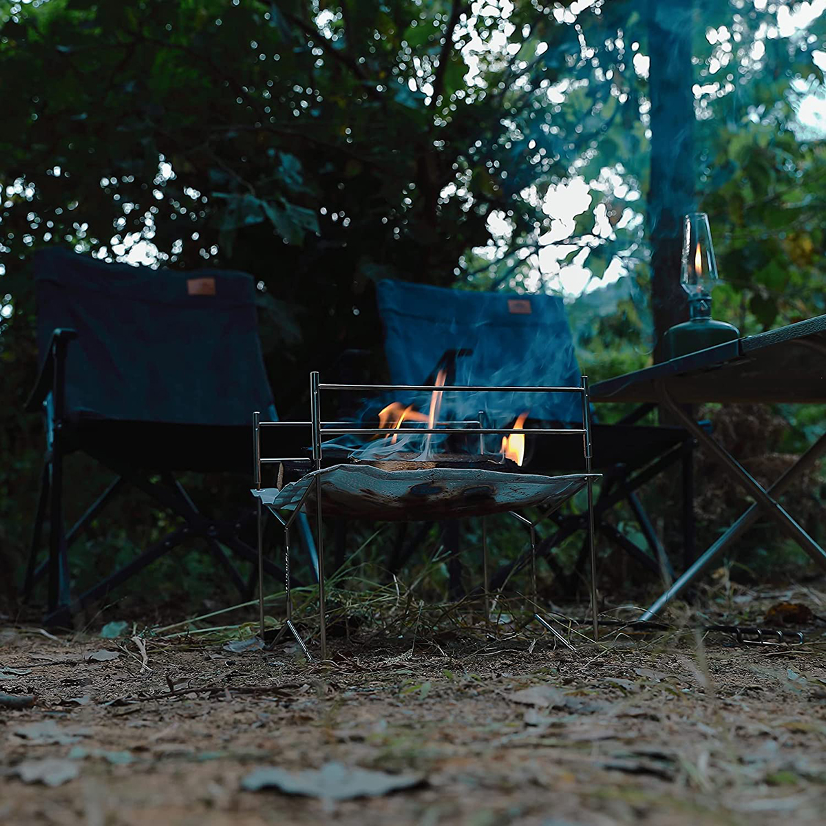 Giá đốt củi dã ngoại gấp gọn Campingmoon Solo-202