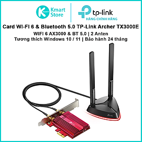 Card WIFI TP-Link Archer TX3000E | WIFI 6 AX3000 & Bluetooth 5.0 | 2 anten thu sóng | Bảo hành 2 năm | Hàng Chính Hãng