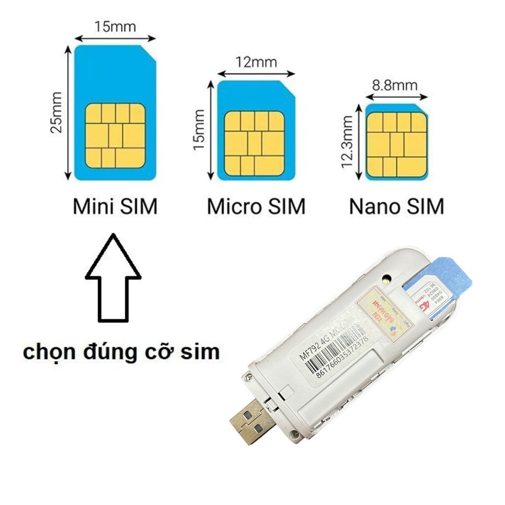 Usb phát sóng wifi từ sim 4G USB Modem, Bộ phát Wifi từ Sim 4G, Dcom phát wifi tốc độ cao, phủ sóng rộng - Hàng chính hãng / Hàng nhập khẩu
