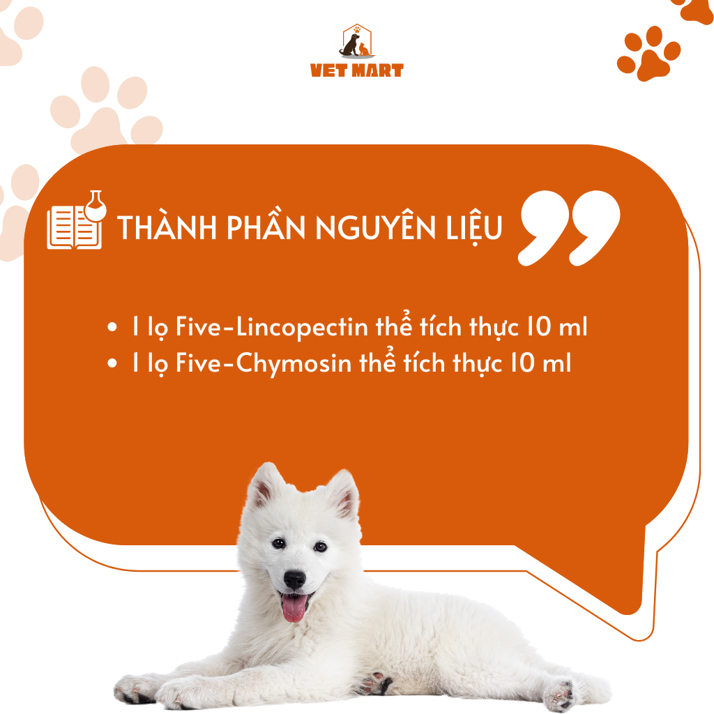 Combo LIN-PE-CHY (20ml) - Dung dịch Chuyên Trị Gà Bị Cựa Sau Đá_Fivevet