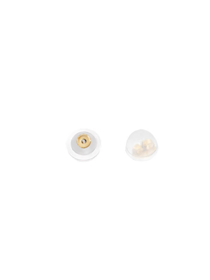 14K Gold Post Earrings Pink - MOON Jewelry