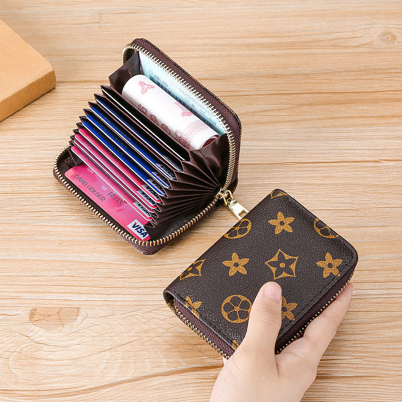 Ví Mini Ngắn Đựng Tiền , Thẻ Bỏ Túi Dễ Thương, Ví Ngắn Nam Nữ Gồm Nhiều Ngăn Cầm Tay Thời Trang Hàn Quốc Cao