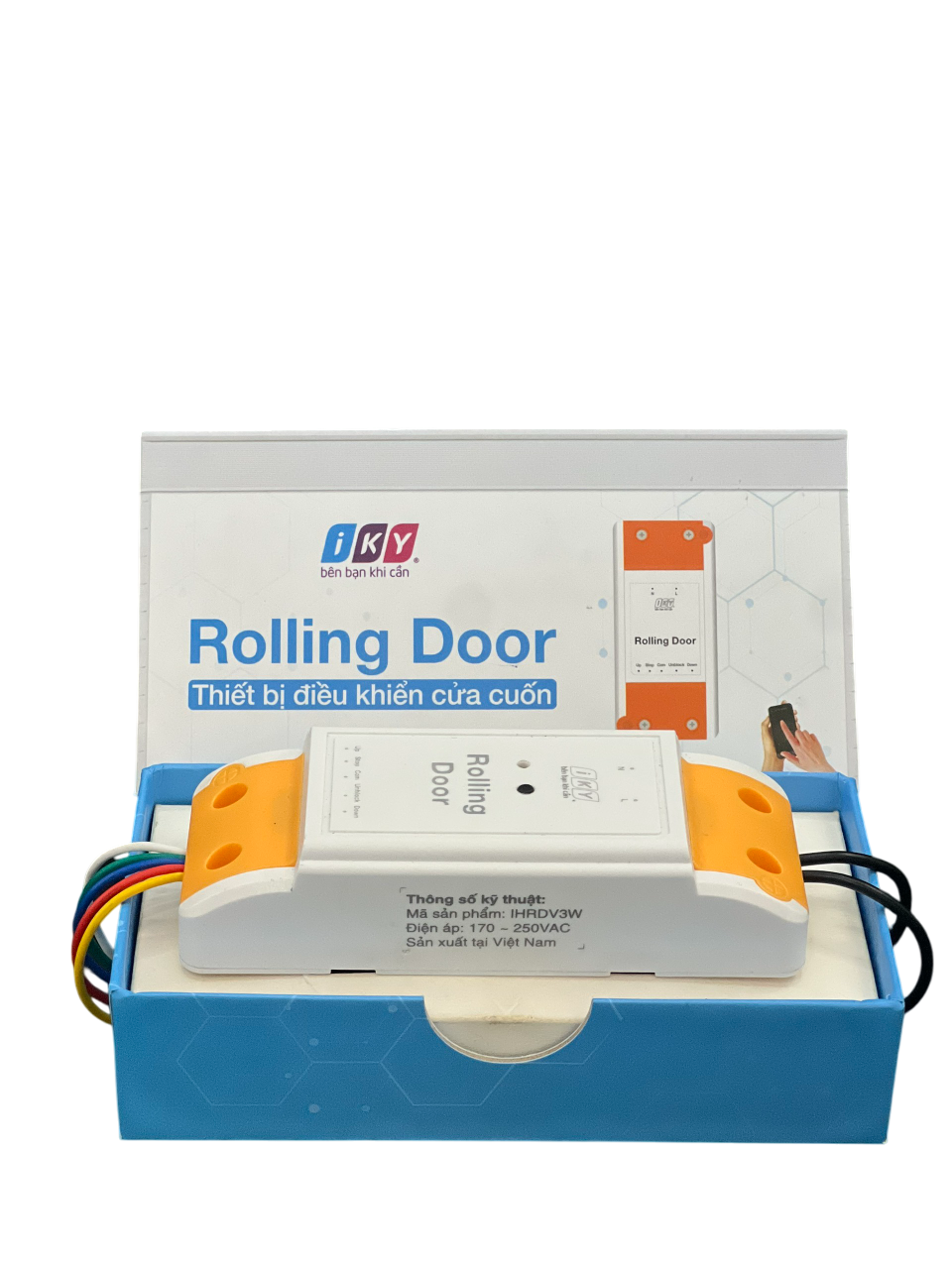 ROLLING DOOR - THIẾT BỊ ĐIỀU KHIỂN CỬA CUỐN THÔNG MINH WIFI + BLUETOOTH - Hàng Chính Hãng