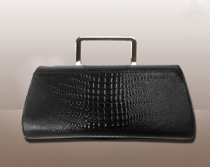 Túi clutch nữ cao cấp da thật ELLY – EC38 màu đen