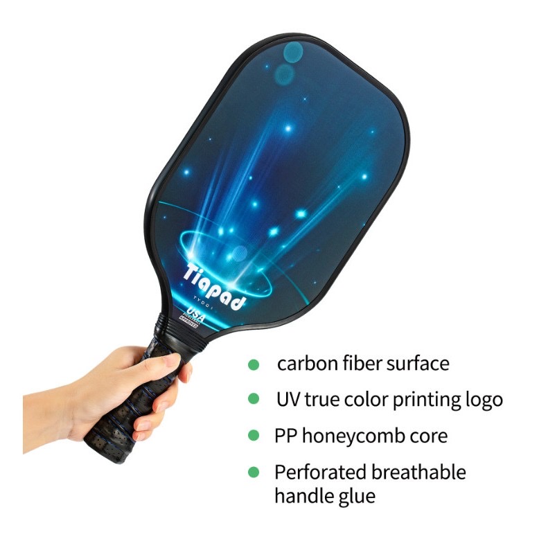 Free ship Vợt Pickleball Mars Monster Planet Mặt Nhám Carbon Đánh Bao Ngon