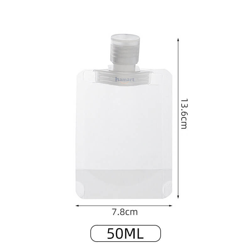 Túi Chiết Mỹ Phẩm Du Lịch Chiết Dầu Gội Sữa Tắm PET Nắp Kín Chống Rò Rỉ Tái Sử Dụng Tiện Lợi