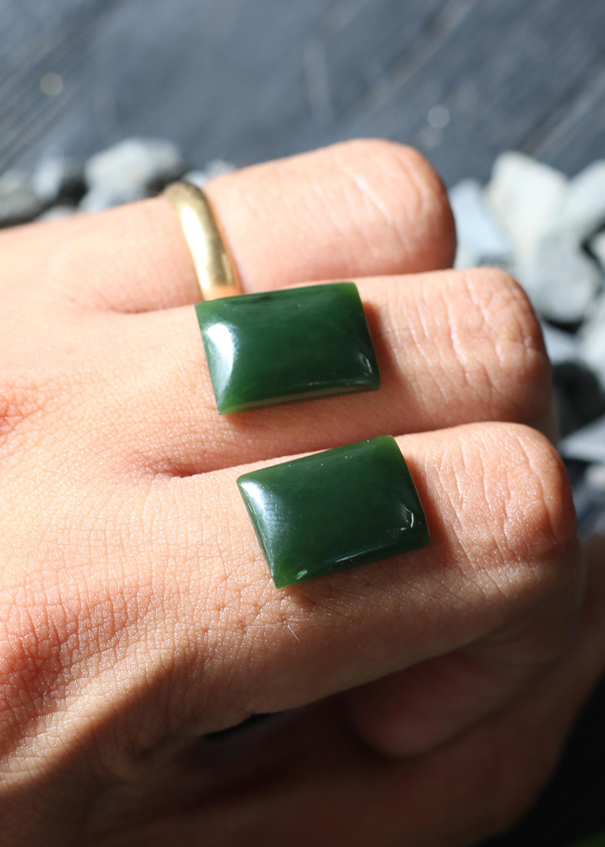 Mặt dây chuyền, mặt nhẫn đá ngọc bích mệnh hỏa, mộc - Ngọc Quý Gemstones