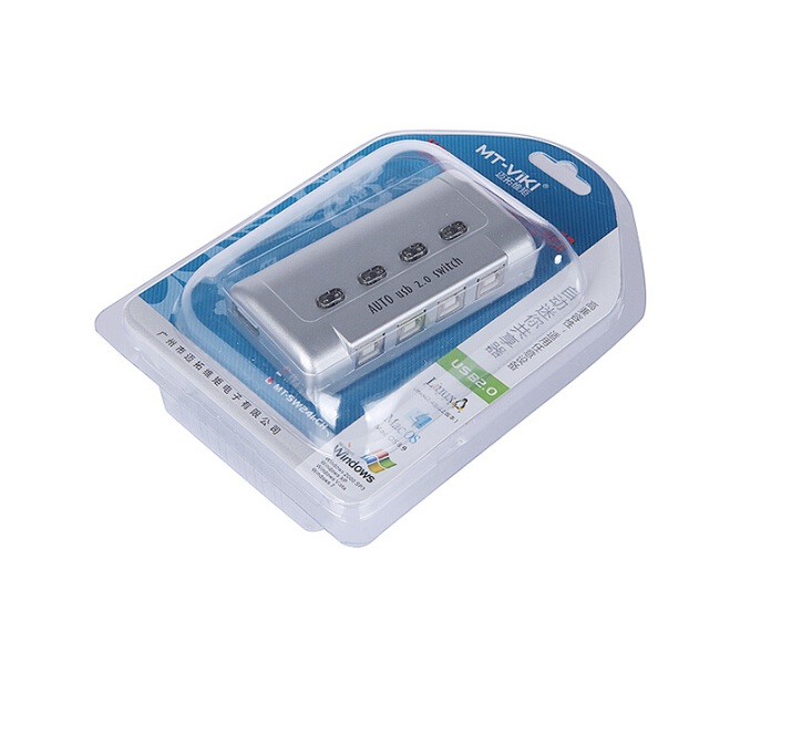 Bộ chia sẻ máy in tự động 1 ra 4 MT viki SW241 (Trắng) - Hàng Nhập Khẩu