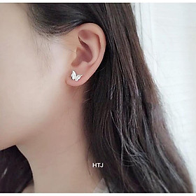Bông tai bạc thời trang khuyên nụ chất liệu bằng bạc MS045n