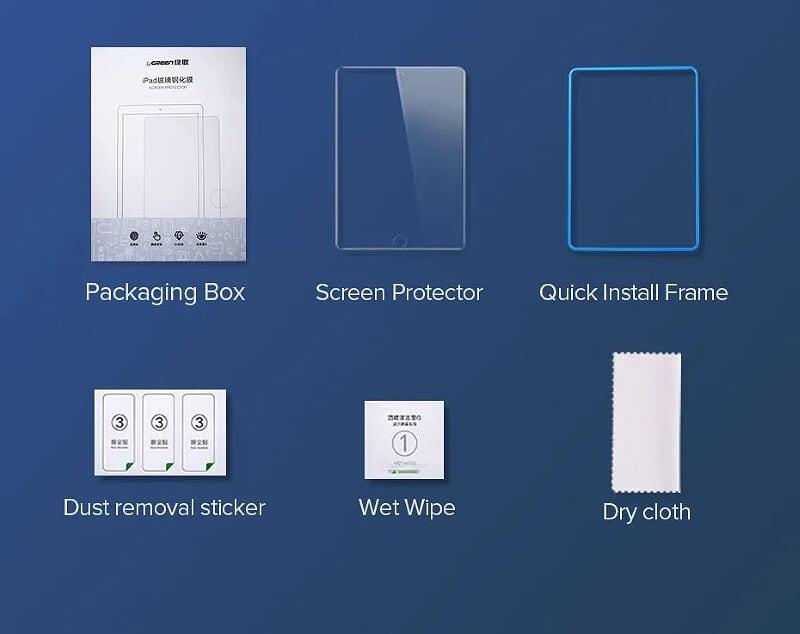 Ugreen UG60398SP115TK 1 miếng dán kính cường lực bảo vệ HD cho iPad Air 9.7inch - HÀNG CHÍNH HÃNG