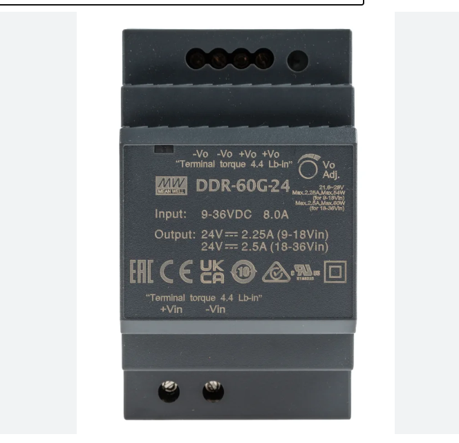 Nguồn Meanwell DDR-60G-24 Hàng nhập khẩu