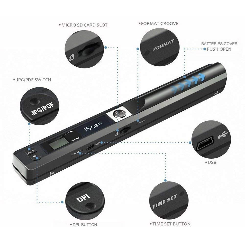 Máy Scan cầm tay Procam iScan 900DPI Cao Cấp - Hàng Nhập Khẩu