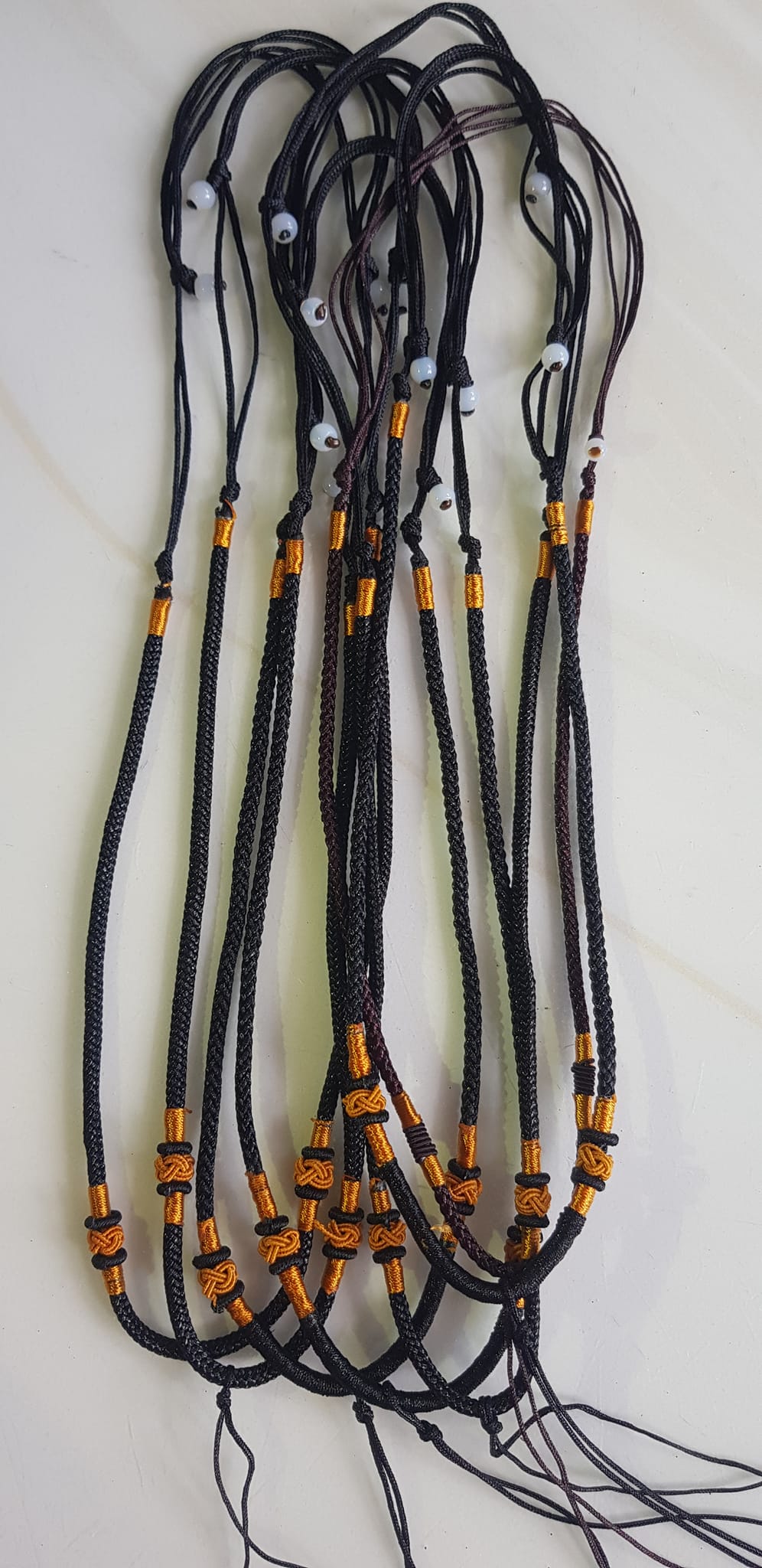 Sợi Dây Đeo cổ mới ĐEN Kiểu dạng rút đẹp Size 3mm x dài trồng cổ Anh Chị tự chỉnh theo ý 23cm - 30cm Phối với mặt Phật, mặt dây chuyền nam nữ đeo được hết rẻ đẹp ạ