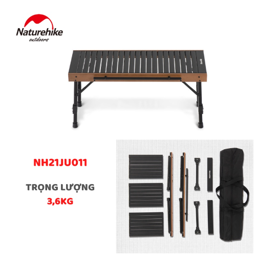 Bàn nhôm IGT gấp gọn đa năng NatureHike NH21JU011