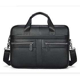 Cặp công sở nam MARRANT BHM2099 Da bò thật, vừa laptop 14inch, có khe cài vali, chính hãng.