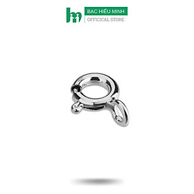 Móc Khóa Tròn Chữ O Thay Thế Cho Dây Chuyền Vòng Cổ Nữ BẠC HIỂU MINH MKNU001