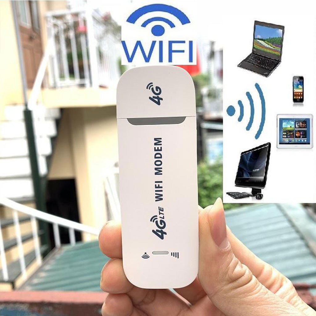 Usb phát sóng wifi từ sim 4G USB Modem, Bộ phát Wifi từ Sim 4G, Dcom phát wifi tốc độ cao, phủ sóng rộng - Hàng chính hãng / Hàng nhập khẩu