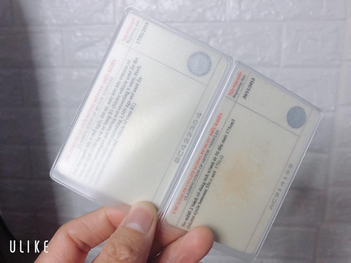 Combo 5 Túi Ví Đựng Bảo Vệ Chống Xước Thẻ ATM, Card Visit, CMND, Driver License Bằng Lái Xe Trong Suốt - Loại 1 Chính Hãng MINIIN