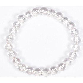Vòng tay phong thủy đá thạch anh trắng mệnh kim , thủy - Ngọc Quý Gemstones