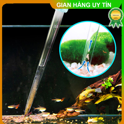 Ống bóp tay hút phân cặn mini siphon thay nước vệ sinh hồ cho san hô ăn bể thủy sinh cá tép cảnh